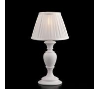 Lumetto Shabby Chic Fiorenza Legno Bianco 1 Luce E14