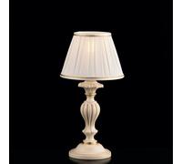 Lumetto Shabby Chic Leonardo Legno Avorio Oro 1 Luce E14 [EEK: A++]