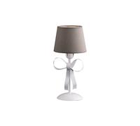 Be Light Abat-jour moderna in metallo con decorazione shabby con paralumi in pvc [EEK: A]