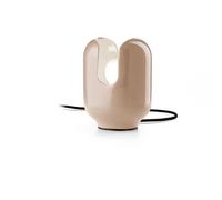 Lumetto Vintage Decò Batucada Ceramica Grigio Sabbia 1 Luce E27