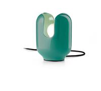 Lumetto Vintage Decò Batucada Ceramica Turchese 1 Luce E27