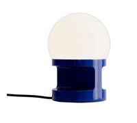 Lumetto Vintage Decò Habea Ceramica Blu Robot 1 Luce E27