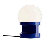 Lumetto Vintage Decò Habea Ceramica Blu Robot 1 Luce E27
