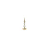 LUMETTO VIVALDI 1 LUCE TRASPARENTE ORO ATTACCO E14 D.14CM