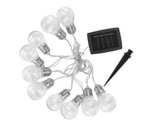 Lumi jardin Ghirlanda Solare 10 lampadine 3.8M Dixy