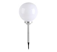 LUMI JARDIN Sfera Solare Luminosa da piccare per vialetto a LED Bianco Moony Φ30 cm
