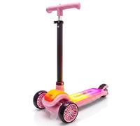 LUMI RIDE Monopattino Balance 3 Ruote LED - Rosa