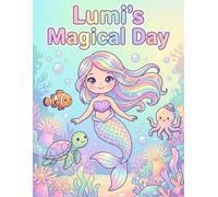 Lumi’s Magical Day: A Cute Mermaid Coloring Book for Little Girls