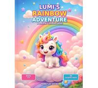 Lumi’s Rainbow Adventure: A Cute and Easy Unicorn Coloring Book with Magical Clouds, Rainbows, Stars, Flowers, and Friends for Kids Ages 4-8