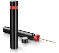 Lumi Zenva Cavatappi di Vino a Pressione d’Aria Portatile,Apribottiglie Professionale Senza Sforzo in Lega di Alluminio - Design Elegante, Facile da Usare, Accessorio Sommelier, Idea Regalo Rosso