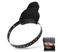 Lumi Zenva Metro a Nastro Retrattile per Corpo con Pulsante di Ritorno - Strumento di Misurazione Preciso per Vita Petto Fianchi Braccia e Cosce - Auto-Bloccante per Fitness, Cucito, Dieta