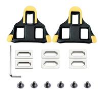 Lumi Zenva Tacchette per Bici da Strada Compatibili con Shimano SPD SL SM-SH10 SH11 SH12, Tacchette Pedali Durevoli Antiscivolo, Perfette per Ciclismo Professionale e Uso Quotidiano