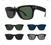 Lumiadot Polarized Clip-On Sunglasses for Wayfarer (Size M / 50mm) | Size M (50mm), UV Protection, No Impact on Sensors, Anti-Glare Vision, Sensor-Friendly Design, 4 Lens Colors
