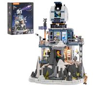 Lumibricks Alpine Observatory - Set di mattoncini da costruzione, con proiettore Galaxy, 2437 pezzi, decorazione per la stanza a tema spaziale per gli amanti dell'astronomia e dello spazio