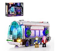 Lumibricks Cyberpunk - Autobus futuro con illuminazione a LED, modello 2 in 1 con luce, 605 pezzi per appassionati di fantascienza e adulti, perfetta decorazione per città Cyberpunk