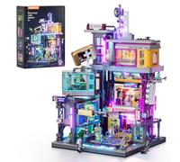 Lumibricks Cyberpunk - Set di 2580 mattoncini modulari con meccanismi rimovibili, idea regalo per adulti e appassionati di fantascienza