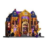 Lumibricks FUNWHOLE Steampunk Time Teatro Opera Kit con luce LED - 1900+ mattoncini a morsetto interattivi per officina urbana con gru, aereo e robot, meccanica mobile, stile retrò vapore per adulti