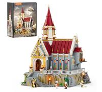 Lumibricks King's Castle Treasury - 3209 lucchetti gotici medievali con luci a LED, 16 punti luce, modello da collezione per adulti, regalo ed esposizioni