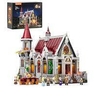 Lumibricks Medieval Castle Banquet Hall con illuminazione LED - Castello 3232 pezzi, festa di nozze, 7 minifigure, mattoncini stampati - Modello da collezione per adulti e appassionati del Medioevo