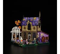 Lumibricks Serie Retro House: Luna Cottage - Set di costruzione musicale con modulo audio curativo, sostituzione audio personalizzata, piattaforma astrologia rotante