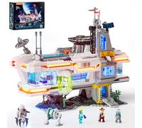 Lumibricks Space Bounty Hub - Set di mattoncini da costruzione, collezione modulare in stile cyberpunk alieno, con minifigure, 2309 pezzi, per adulti e adolescenti