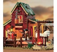 Lumibricks Wild West Ranch Duel Building Set