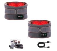 Lumidisc Belt - Soothes Within 20 Minutes, 2025 New 3 in 1 Lumidisc Massage Belt Travel Size with Extension Strap, 3-Level Vibration and Heating for Home/Office/Travel (2psc)
