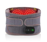 Lumidisc Belt - Soothes Within 20 Minutes, Lumidisc Belt with Heat Therapy | Massage Therapy, Back Brace, Skin-Friendly for Home/Office/Travel (Gray)