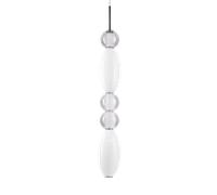 LUMIERE LAMPADARIO A SOSPENSIONE LED 3000K 39W 5050 lm 108,3X16CM IN METALLO E VETRO