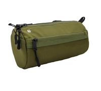 Lumiere & Co. Borsa da manubrio per bicicletta - Durevole, con diverse opzioni di dimensioni e colori - Doppie cinghie elastiche, clip e ganci per una vestibilità personalizzata (Large, Green)