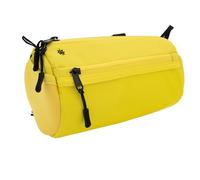 Lumiere & Co. Borsa da manubrio per bicicletta - Durevole, con diverse opzioni di dimensioni e colori - Doppie cinghie elastiche, clip e ganci per una vestibilità personalizzata (Large, Yellow)