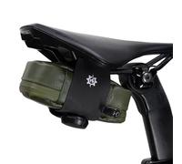 Lumiere & Co. Falcon Magnetic Bike Saddle Bag - 0.69L | 6“ x 3.5” x 2" | Design minimalista a mattoncini, fissaggio rapido con fibbia magnetica | Borsa da sella per ciclismo su strada (Verde, Grande)