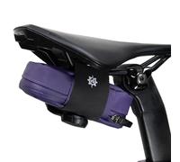 Lumiere & Co. Falcon Magnetic Bike Saddle Bag - 0.69L | 6“ x 3.5” x 2" | Design minimalista a mattoncini, fissaggio rapido con fibbia magnetica | Borsa da sella per ciclismo su strada (Viola, Grande)