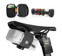 Lumiere & Co. Falcon Magnetic Saddle Bag - 0,37L | 5“ x 3” x 1,5" | Design elegante e minimalista, fissaggio rapido con fibbia magnetica | Borsa da sella per ciclismo su strada (Bianco, Ultra Small)