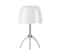 Foscarini Lumiere Lampada da tavolo grande, alluminio/bianco - con dimmer