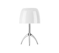 Lumiere Lampada da Tavolo Piccola Alluminio Bianco