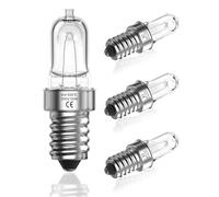 LumiGo Lampadina da forno E14, 26 W, E14, 500 gradi, dimmerabile, luce bianca calda, 2700 K, E14 AC, 220-240 V, per forno a microonde, cappa, salina, frigorifero, confezione da 4