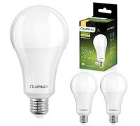 Lumiled Lampadine a LED A95, E27, 24 W, sostituiscono 200 W, 3452 lm, 3000 K, luce bianca calda, set da 3 pezzi