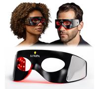 Lumin ator - Maschera per occhi a LED per uomini e donne, anti-invecchiamento, aumenta il collagene, riduce occhiaie e rughe, terapia con luce rossa per trattamento e ringiovanimento sotto gli occhi,