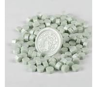 LuminaCreek 100 pezzi perline di sigillo di cera perline di stampa retrò di cera sigillante timbro di tenuta testa oro cera lacca for matrimonio for sigilli 001(B10)