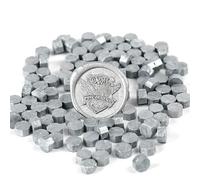 LuminaCreek 100 pezzi Sigillo di cera for timbri Perline di stampa di cera retrò Sigillo vintage Macaron Oro Nozze Compleanno Cera lacca for sigilli(D10)