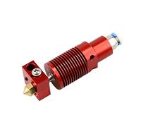 LuminaCreek 1Set Parti for stampante 3D 24V Kit estrusore assemblato Hotend Ugello Blocco termico in alluminio for Ender-3/CR-10/CR-10S Pro(Red)