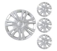 LuminaCreek Coprimozzi compatibili con un'ampia gamma di modelli di auto. Ampia varietà di colori e dimensioni. Copricerchi di qualità premium, argento bianco, 13 pollici.