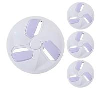 LuminaCreek Coprimozzi Copricerchi Resistenti 4 X Copricerchi universali Set di 4 colori multipli 12'' Ricambi auto, Viola chiaro