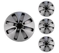 LuminaCreek Coprimozzi da 14 pollici, set di 4 copricerchi resistenti e robusti, facili da risciacquare, argento