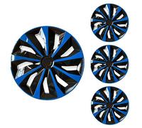 LuminaCreek Coprimozzi da 16 pollici compatibili con un'ampia gamma di modelli di auto. Ampia varietà di colori. Si adattano a copricerchi di qualità premium. Blu e nero.