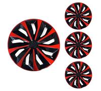 LuminaCreek Coprimozzi da 16 pollici compatibili con un'ampia gamma di modelli di auto. Ampia varietà di colori. Si adattano a copricerchi di qualità premium. Rosso e nero.