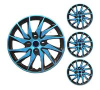 LuminaCreek Coprimozzi universali 15 compatibili con un'ampia gamma di modelli di auto. Ampia varietà di colori: adatti a copricerchi di qualità premium.(Blue Black)