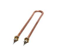 LuminaCr lemento Riscaldante a Forma di U Tubo 110 V/220 V/380 V Filo di Rame M16 M18 Elemento Riscaldante Acqua 1KW 1.5KW 2KW 3KW 4KW Riscaldatore ad Alta Potenza(M18 Thread,220V-300MM 4KW)