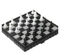 LuminaCr iochi Scacchi Internazionali Set di Scacchi in Plastica Antica Scacchi da Viaggio Internazionali Mini Gioco da Campeggio Magnetico Portatile Classico Giocattolo